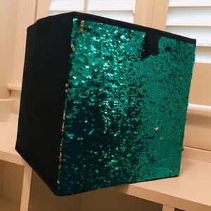 sequin storage basket